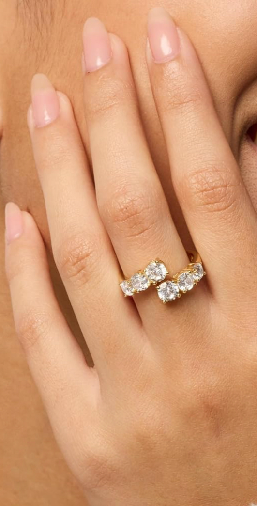 London Crossover Rings - CĀDDEE JEWELS #