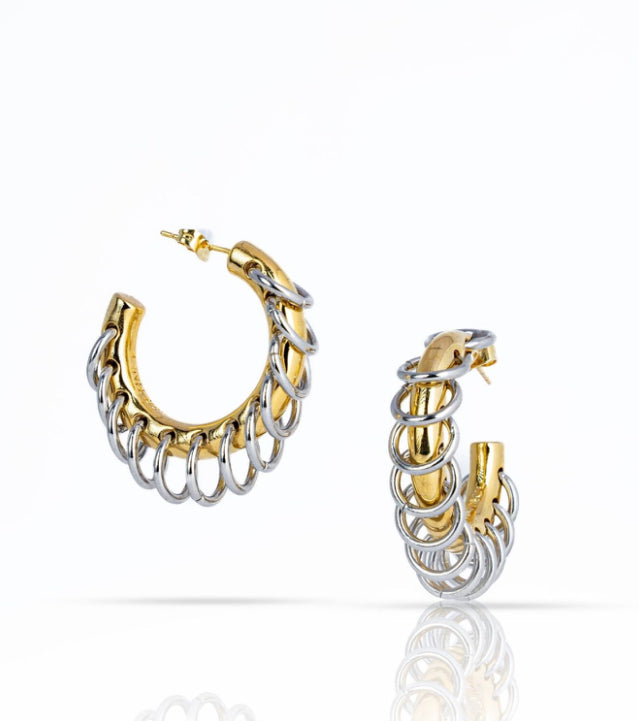 GIRL FRINGE HOOPS