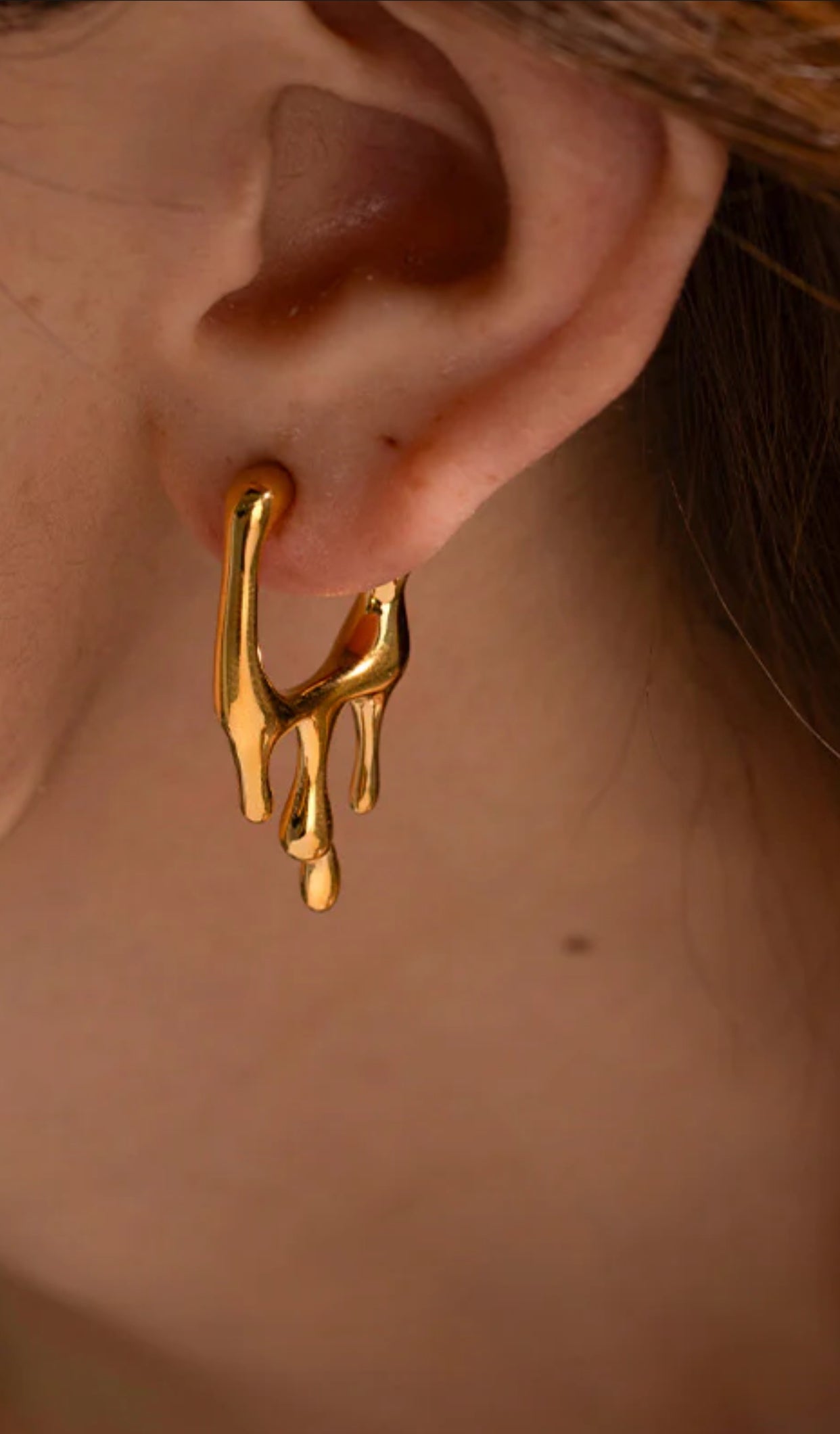 Or Drip Earrings