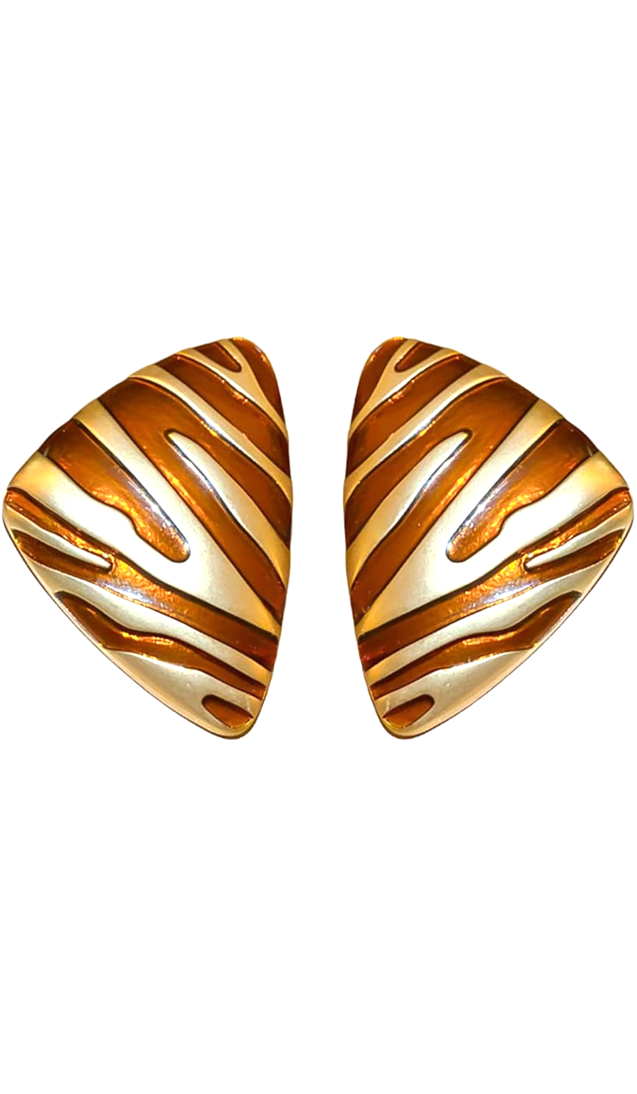 Jen Stripes Zebra Earrings
