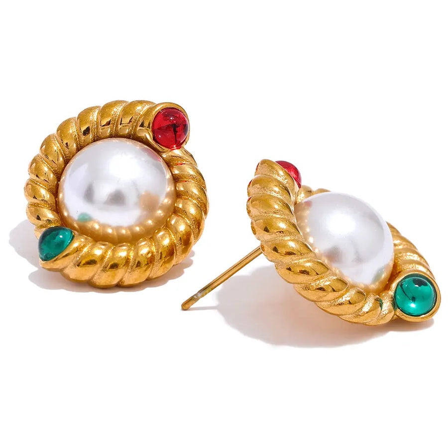 Stella Pearl Earrings - CĀDDEE JEWELS #