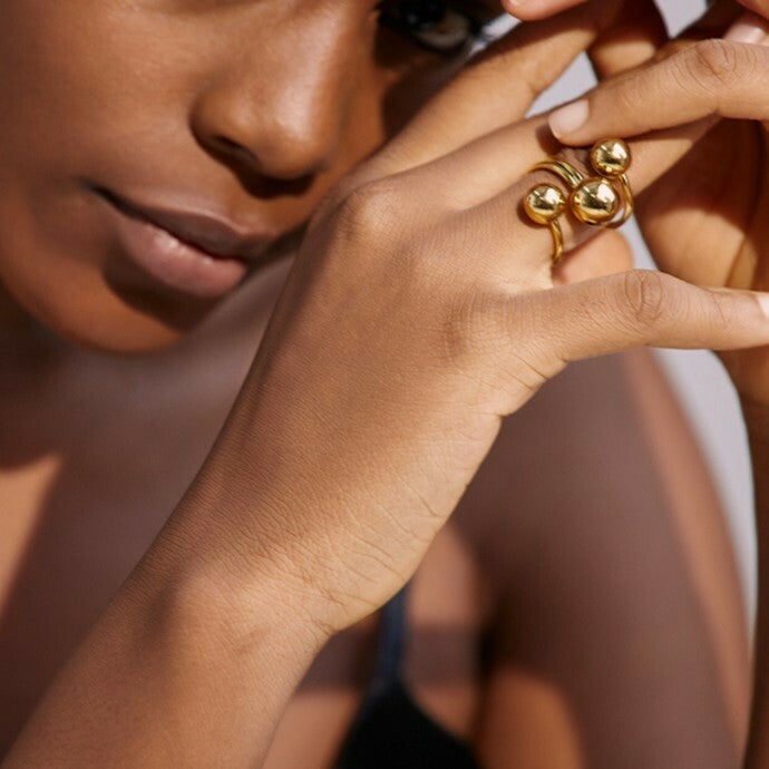 Ball Ring - CĀDDEE JEWELS #