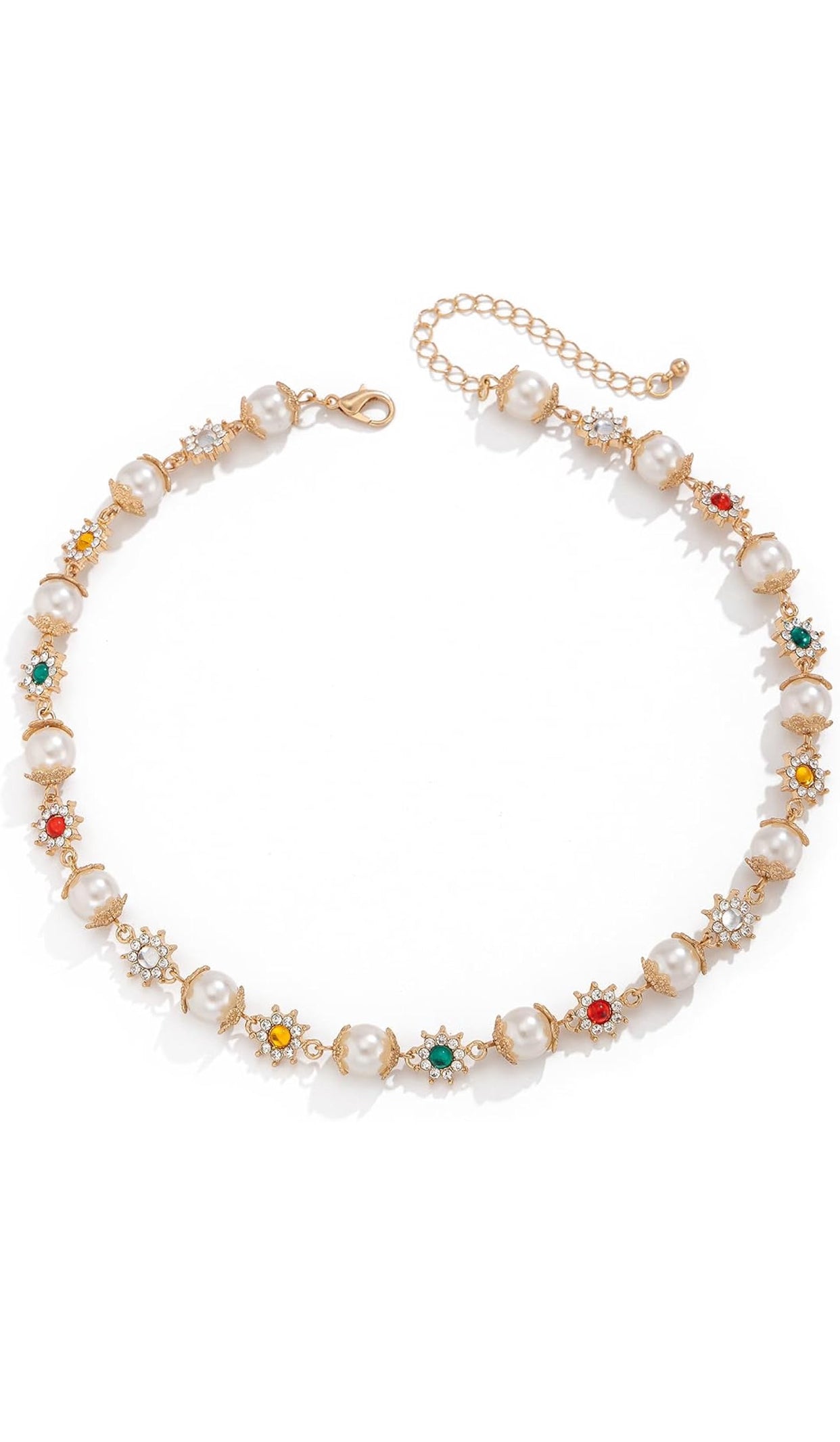 Daisy Pearl Necklace