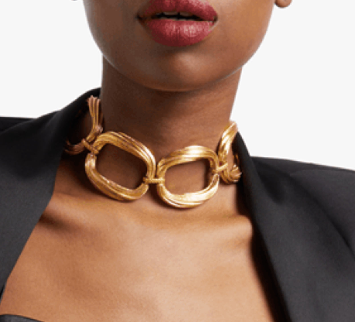 Link Oval Choker - CĀDDEE JEWELS #