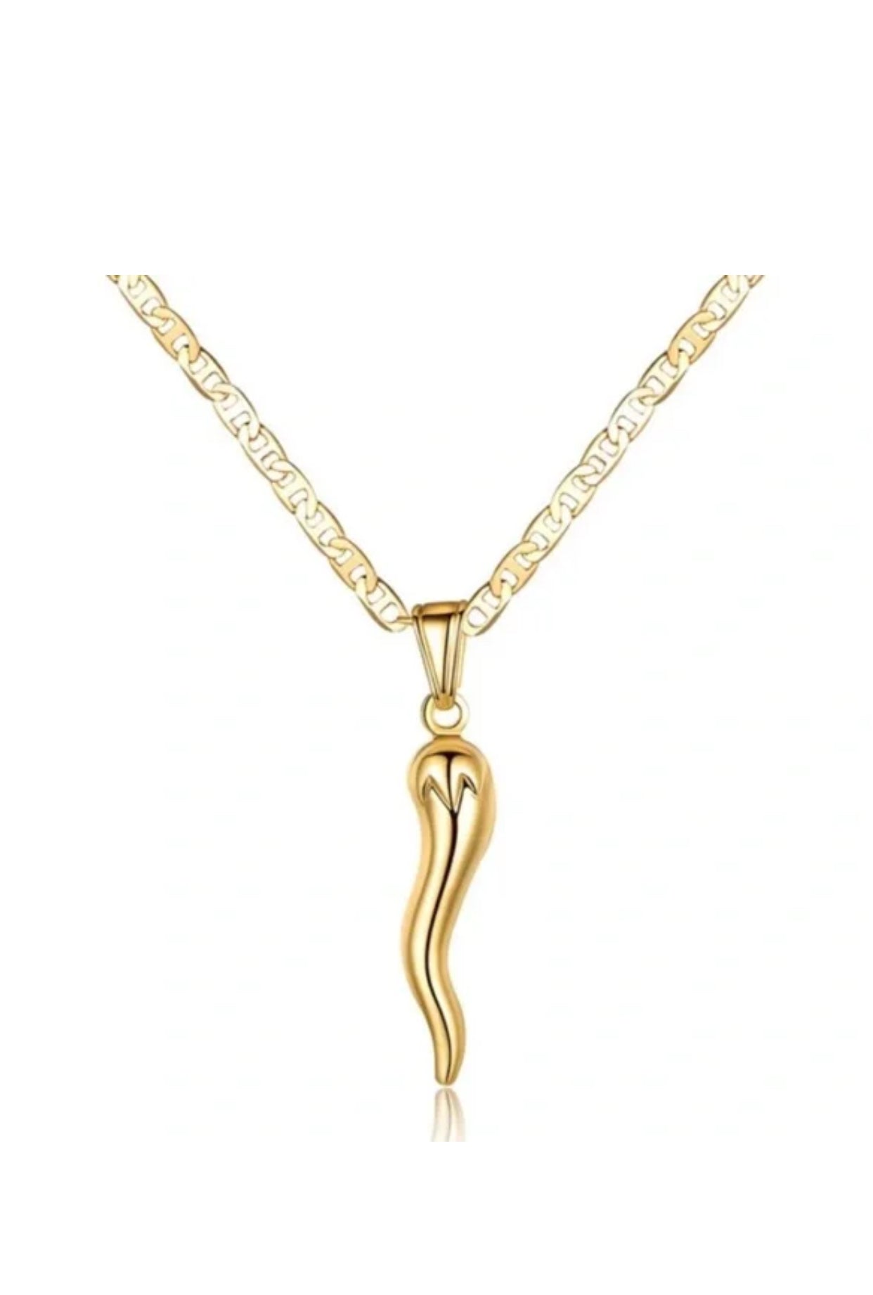 Cornicello Horn Necklace - CĀDDEE JEWELS #