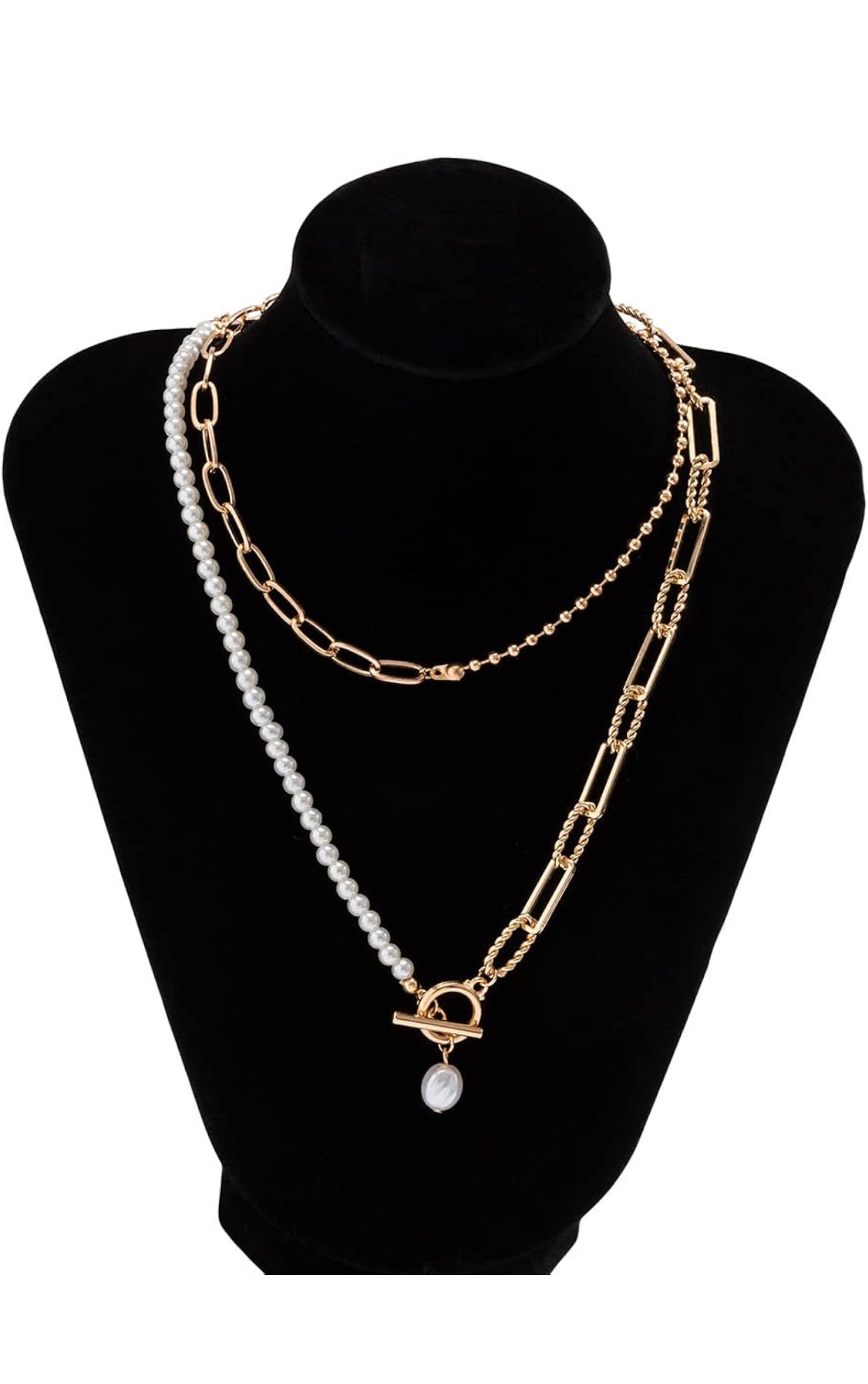 Lyly Pearls Statement Necklace - CĀDDEE JEWELS #