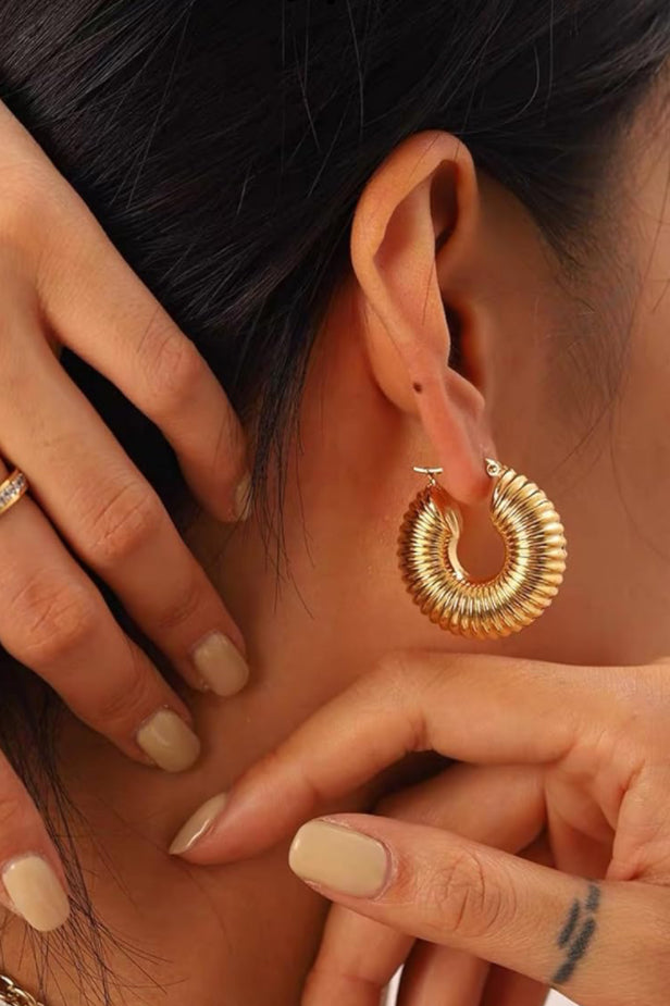 Stormie Hoops - CĀDDEE JEWELS #