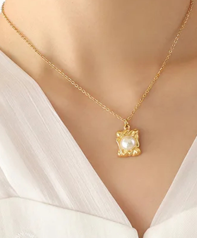 Larissa Pearl Necklace - CĀDDEE JEWELS #