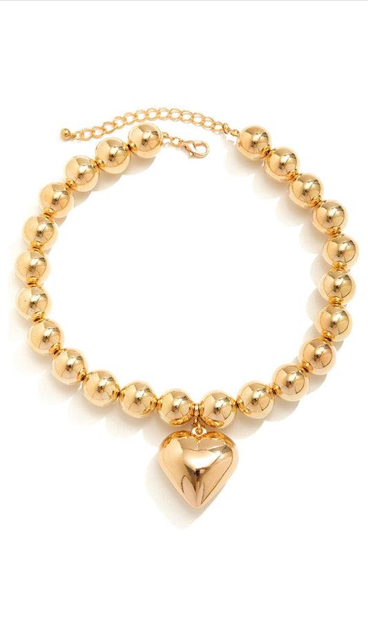 Golden heart Necklace