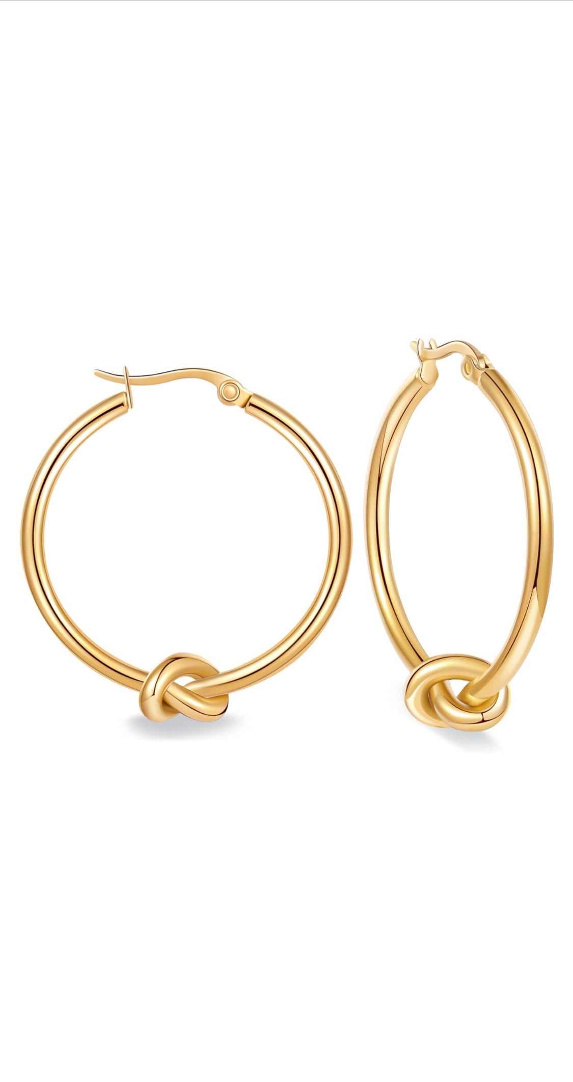Harlow Gold Knot Earrings - CĀDDEE JEWELS #