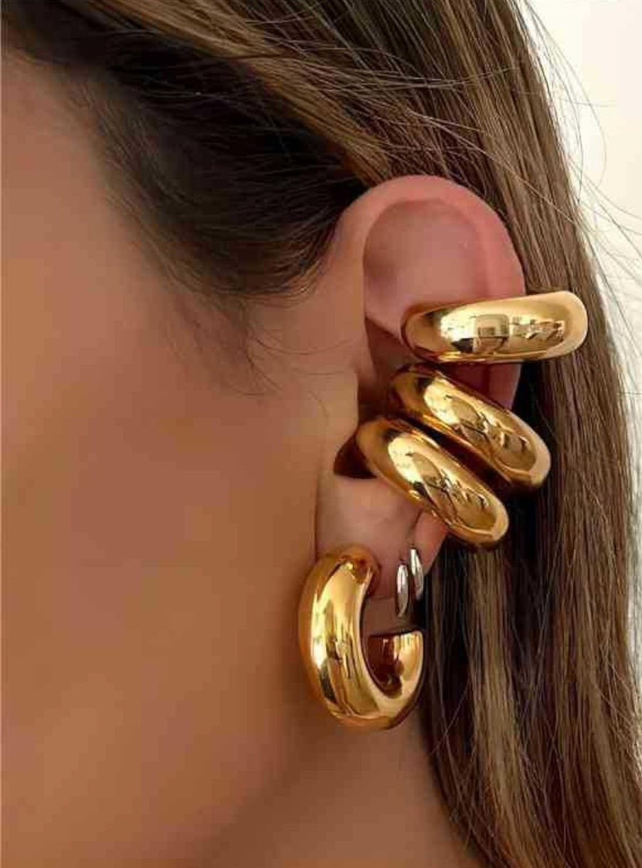 Lee Cuff Earrings - CĀDDEE JEWELS #