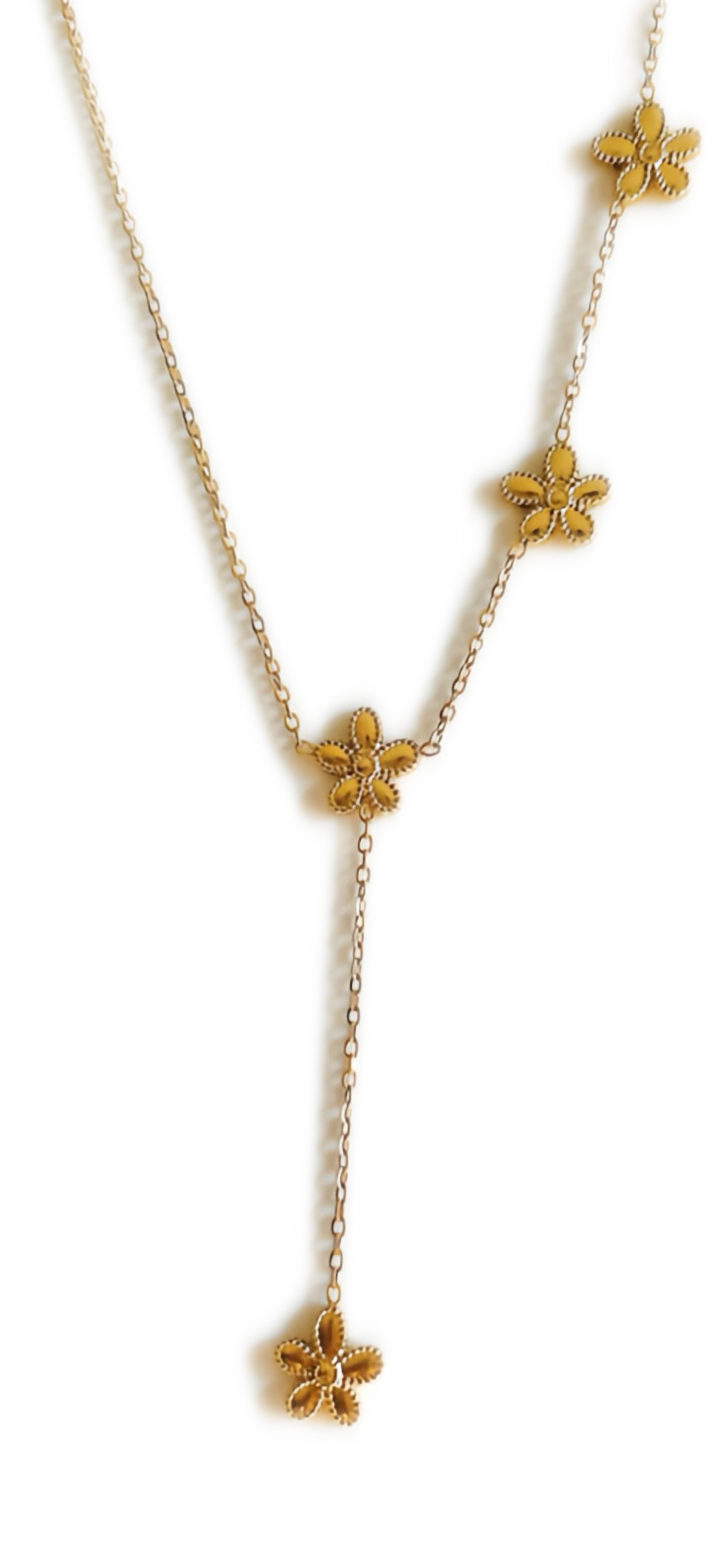Daisy Lariat Necklace