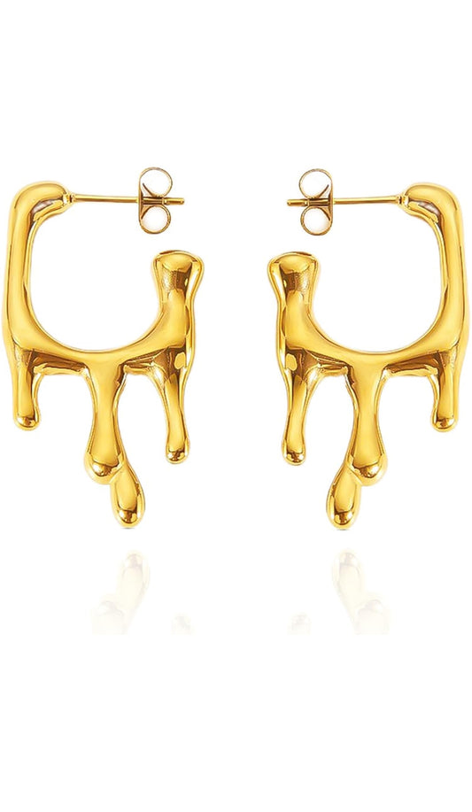 Or Drip Earrings