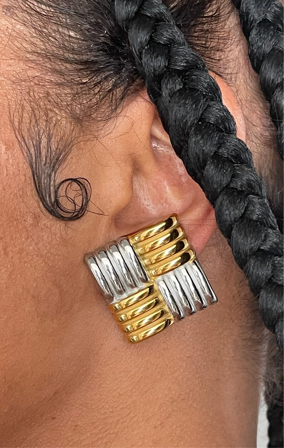 Olivia 2 tone Earrings