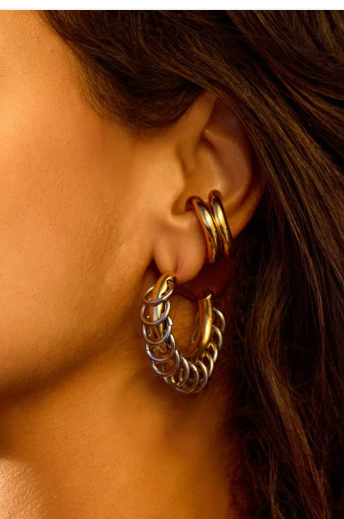 GIRL FRINGE HOOPS