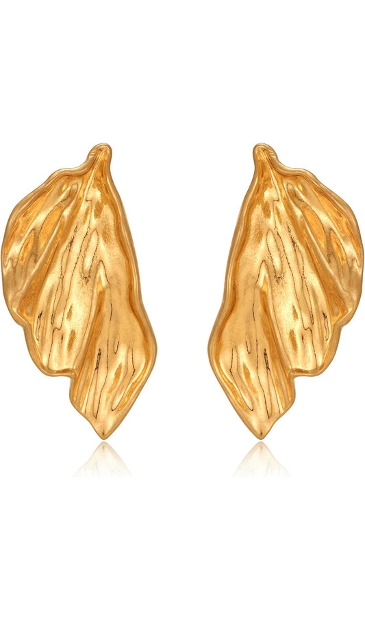 Leaf Dangle Earrings - CĀDDEE JEWELS #