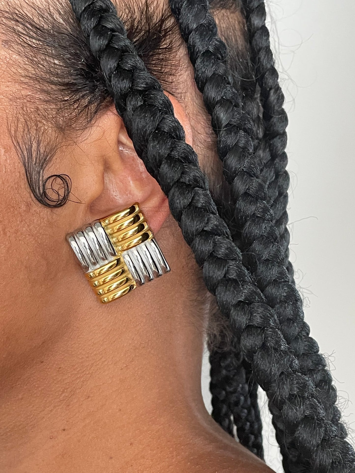 Olivia 2 tone Earrings