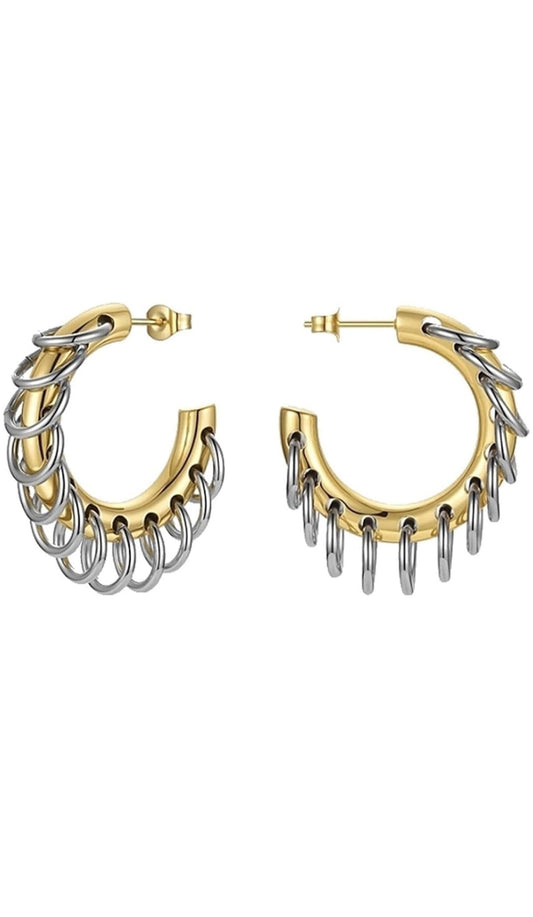 GIRL FRINGE HOOPS