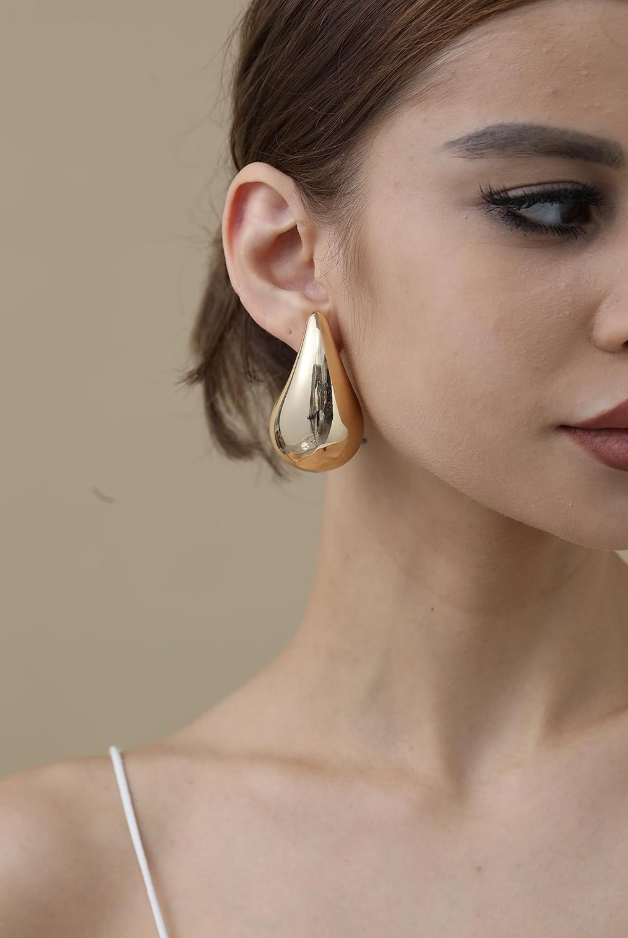 Audrey Gold Earrings - CĀDDEE JEWELS #