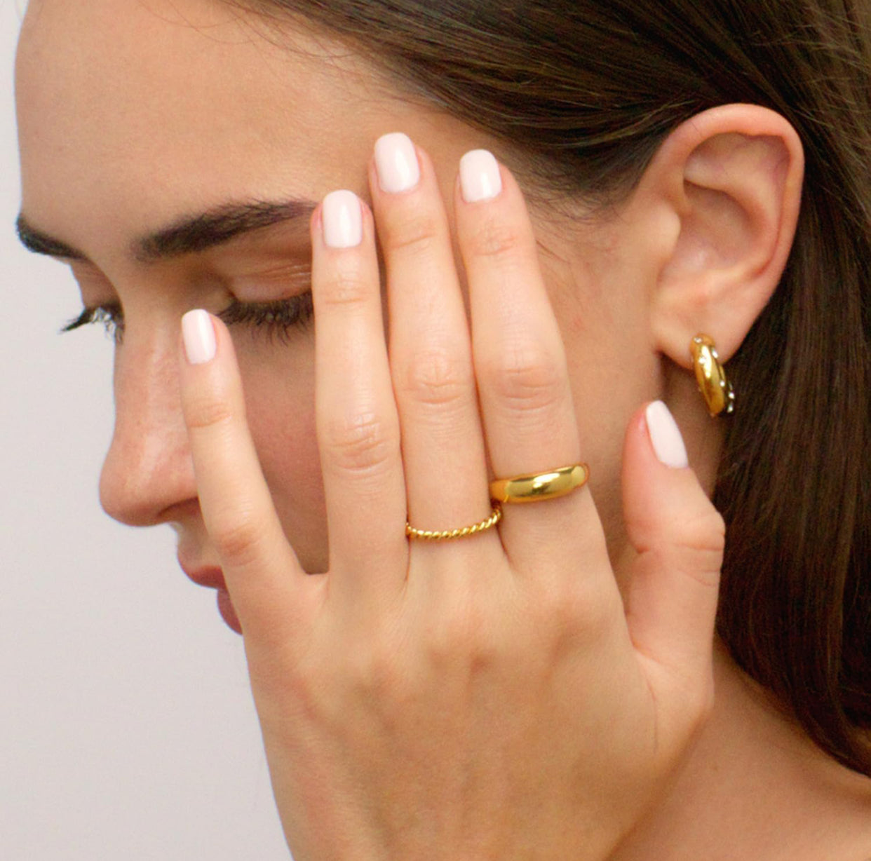 Jessy Twist Stacking Ring - CĀDDEE JEWELS #