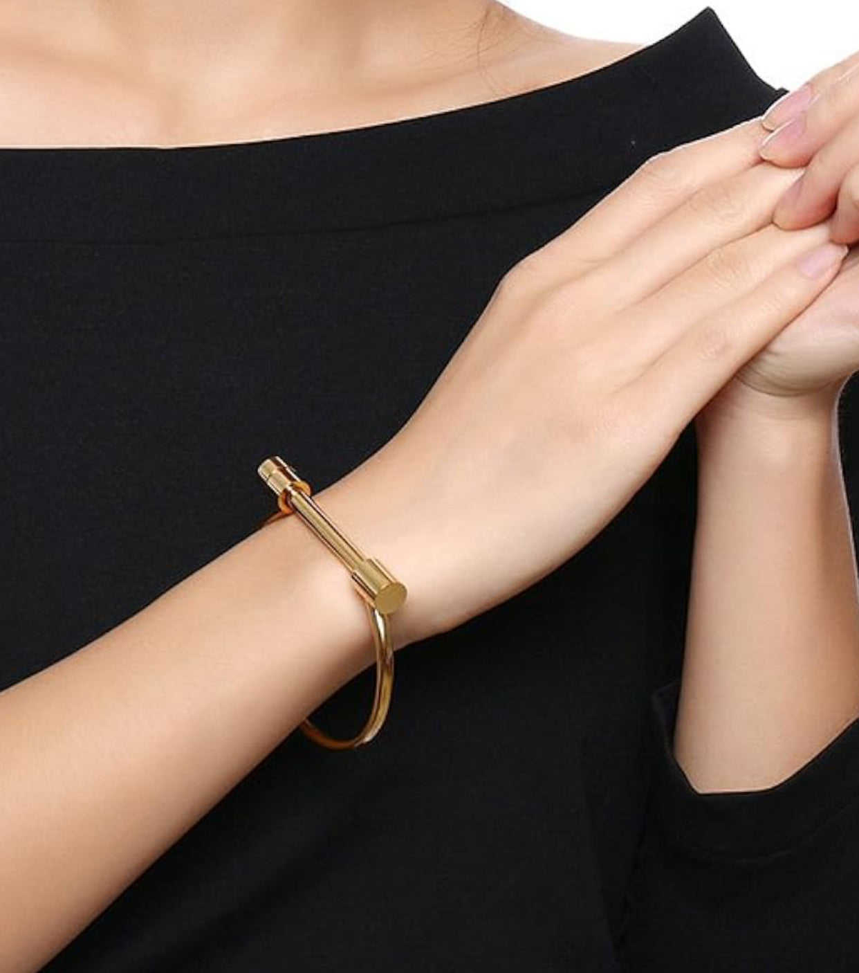 Scarlet Screw Cuff - CĀDDEE JEWELS #